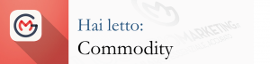 Commodity significato